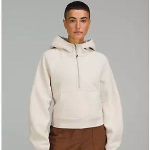 Lululemon Scuba Oversized Half-Zip Hoodie - Natural Ivory